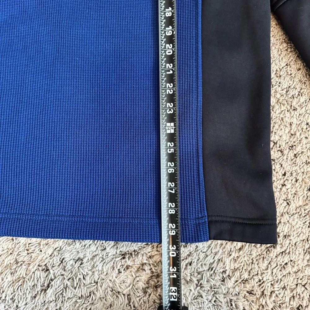 Spyder Men's XL Blue 1/4 Zip Performance Pullover Ski Thermal MidLayer‎